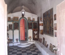 Interior Bisericuta in Palaiachora